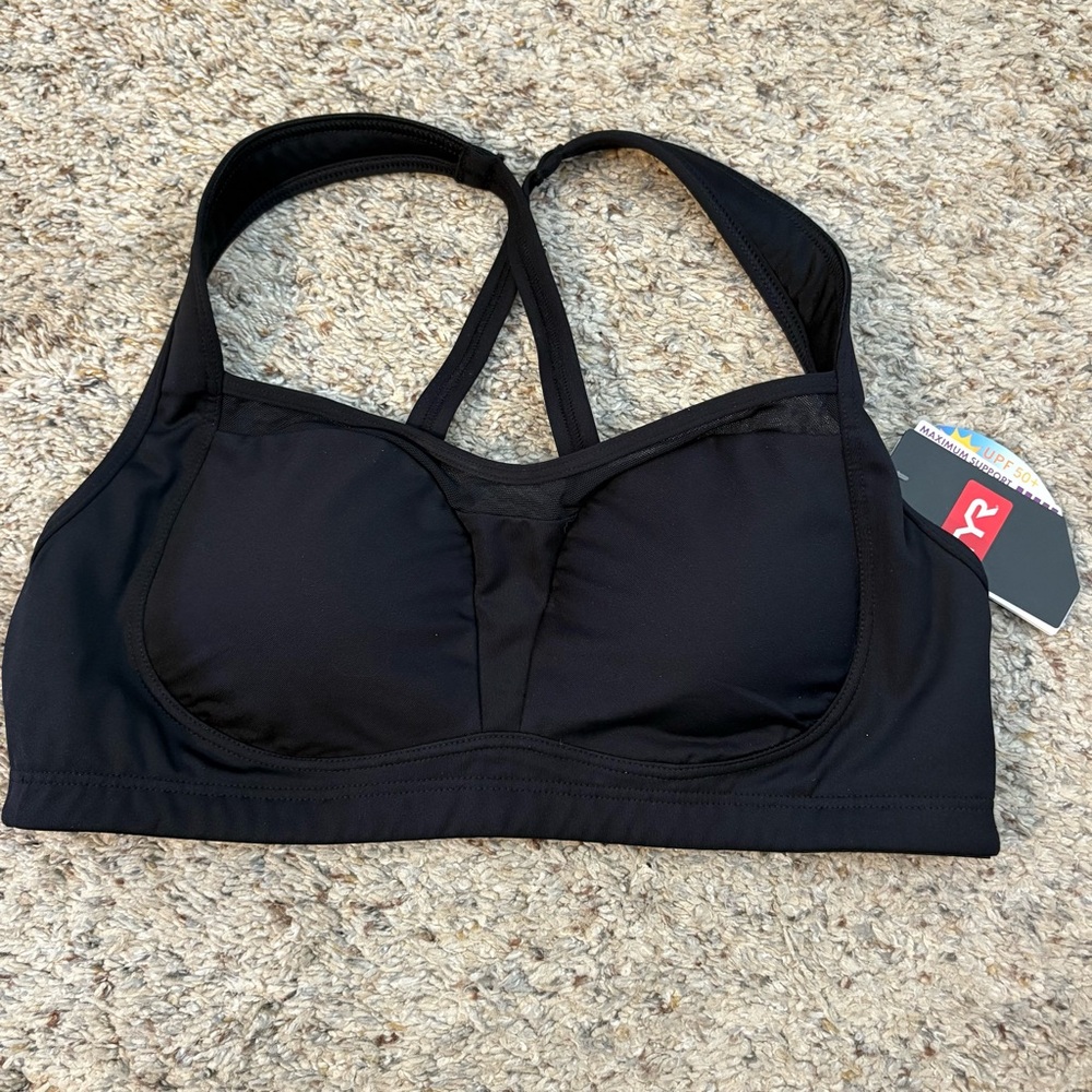 TYR Black Women's Sports Bra Size XL NWT